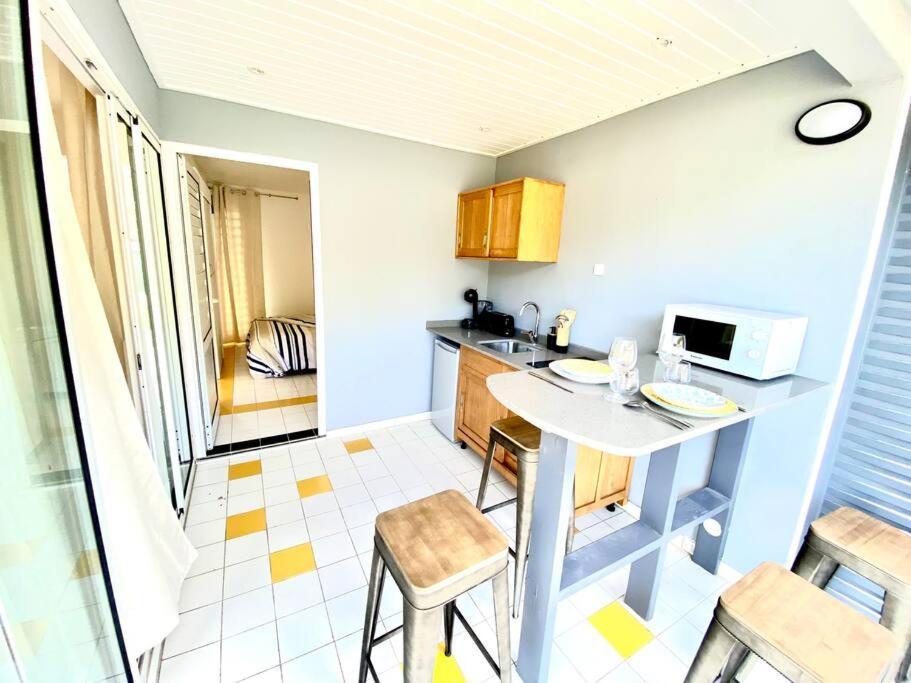 La Ruche De Maia - Blue Dream Beach - Piscine - Jardin - Plage Grand-Bourg  Esterno foto